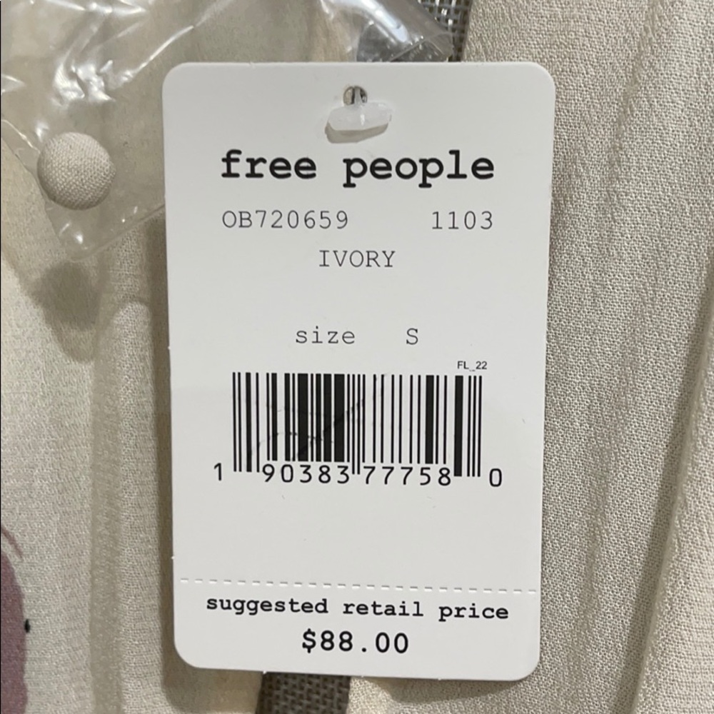 Free People dressy blouse S - Picture 8 of 8